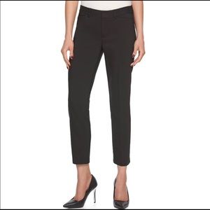 ELLE Black Ankle Crop Dress Pants Size 8